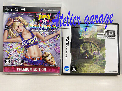 USED PS3 LOLLIPOP CHAINSAW PREMIUM EDITION + DS NinoKuni 2 Set Japanese  Version 