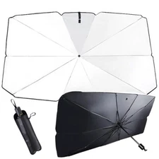 Car Windshield Sun Shade Foldable Umbrella Front Window Cover Visor Umbrella