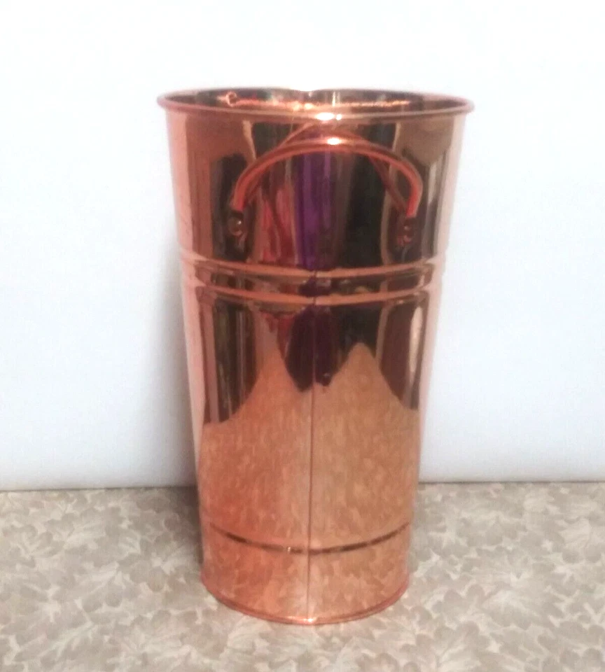 青铜色花瓶 花瓶 轻质 金属 全新 令人惊叹 — 第 3/4 张图片