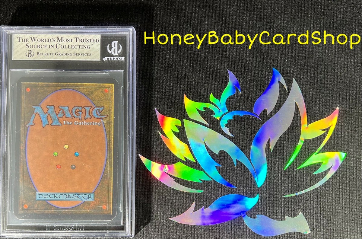 MTG Alpha Lightning Bolt 1993年 22年個人保管 MTG Limited Edition Alpha 1993 Lightning Bolt BGS 7.0 NM Old