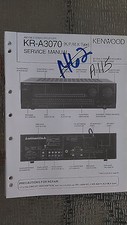 Kenwood kr-a3070 service manual original repair book stereo receiver tuner radio