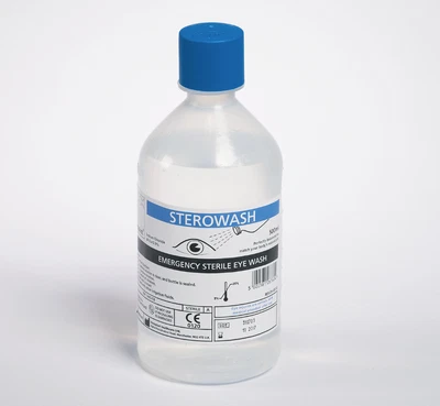 STEROPLAST HEALTHCARE LIMITED Sterile Eye Wash Solution 500ml bottles x 10 First Aid
