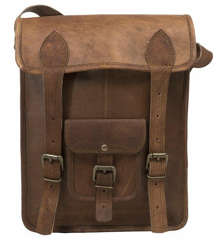 Sac ONA Prince Street - Toile Cirée Marron - Pour Ordinateur, Appareil Photo - Occasion