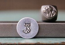 SUPPLY GUY 6mm Cat Metal Punch Design Stamp SGCH-129