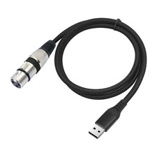 USB Microphone CableUSB A Male to XLR Female Cable10FT XLR Female to USB Mic ...