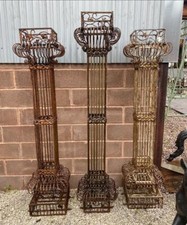Vintage Iron Garden Column Pillar Planter - Reclaimed Stock from Wedding Venue