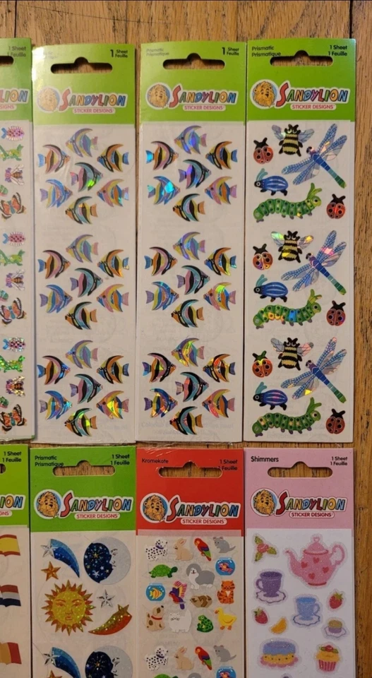 Lote de pegatinas SandyLion vintage Sandy Lion NUEVO Foto 3 de 4