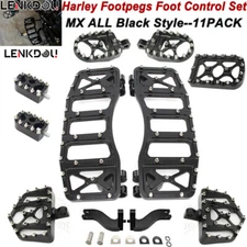MX Floorboards Foot Peg Shifter Lever Pegs Pedal For Harley Touring Street Glide