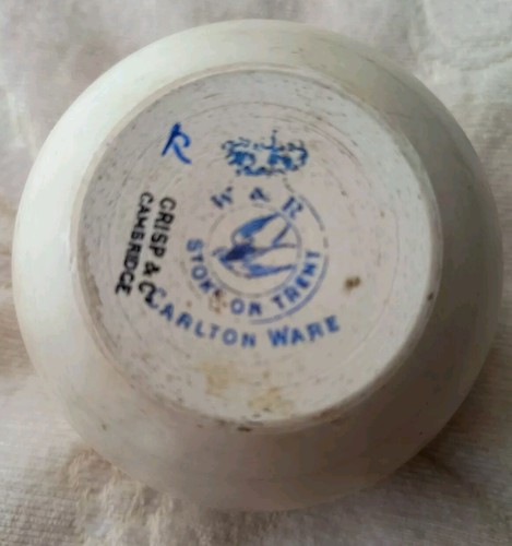 X2 PEMBROKE COLLEGE CAMBRIDGE CRESTED CARLTON WARE MATCH STRIKE / TABAKDOSE - Bild 6 von 7