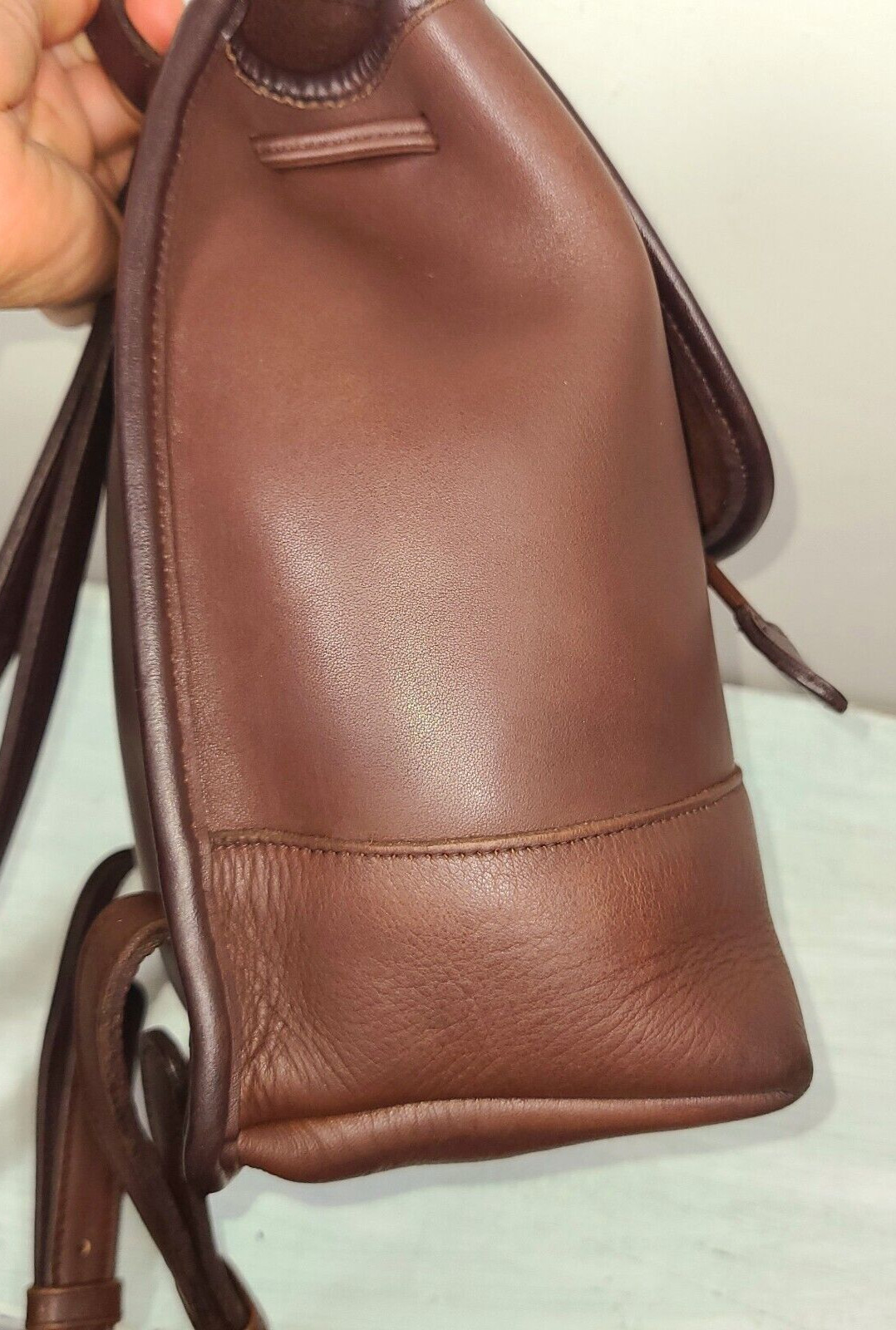 COACH VINTAGE BROWN LEATHER MINI DAY BACKPACK 9960 Gem