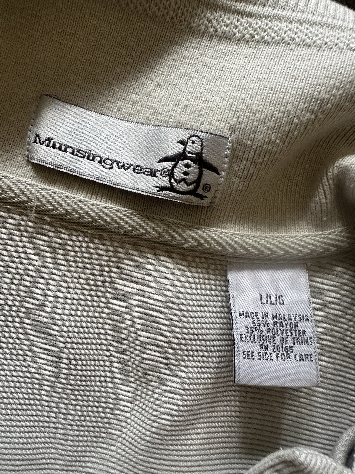 FALCON 7X 8X 9LX aircraft men’s L polo Shirt TAN Dassault Private TRI