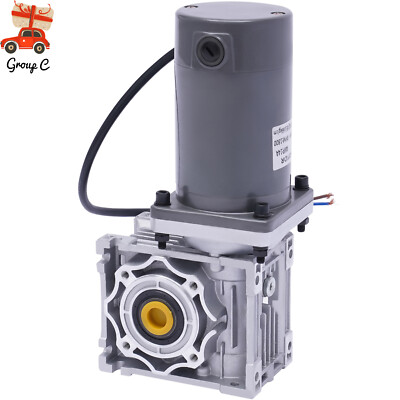 DC 12V Electric RV Gear Motor Worm Gear Reducer Gearbox High Torque 1800RPM 120W