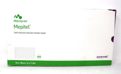 Molnlycke 291099 Mepitel Silicone Wound Contact Layer 4'' x 8'' - 9/BX Exp. 12/25