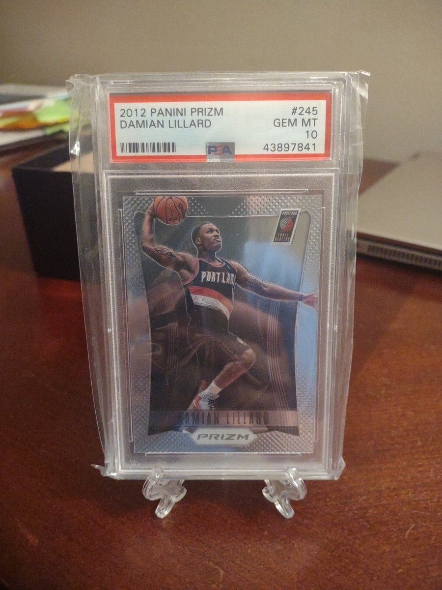 2012-13 Panini Prizm Damian Lillard Base Rookie RC PSA 10 2012-13 Panini Prizm Damian Lillard Base Rookie RC PSA 10