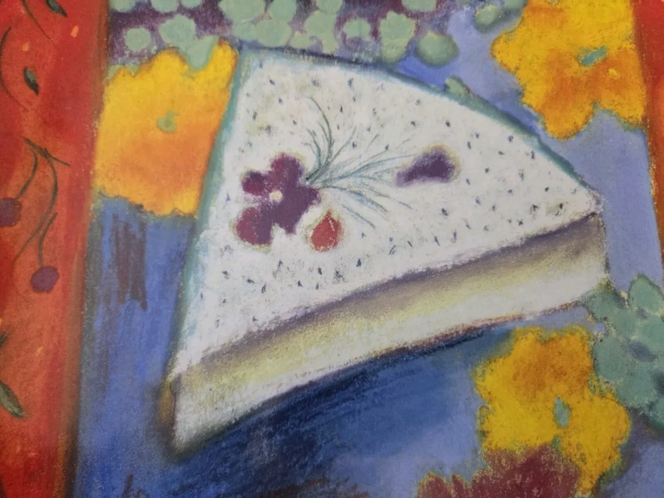 Plato de cena certificado International PROVENCE FROMAGE 10" Linda Montgomery usado en excelente estado Foto 3 de 4