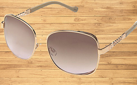 JESSICA SIMPSON J5564 Sunglasses Womens Round Metal Brow  display picture 3