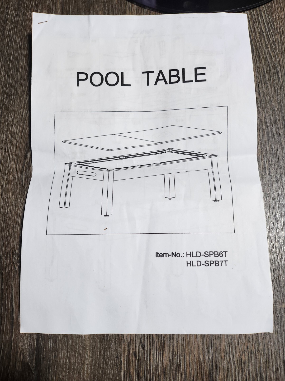 7ft By 4tt Slate Bed Pool/ Dining Table eBay