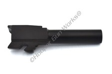 HGW Bromont Match Grade Barrel for Glock 43 9mm Flush Cut Black Stainless Steel