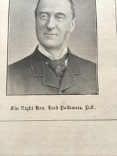 DEVON & CORNWALL Leaders - c1895 - Rt Hon Lord POLTIMORE - Court Hall MOLTON