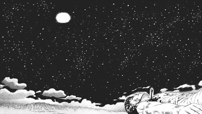 Anime berserk night sky moon moonlight kentaro miura CCG Gaming Mat Desk