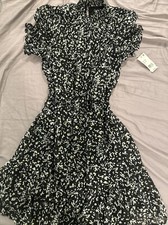 CRYSTAL DOLLS Womens Short Sleeve Short Cocktail Fit + Flare Dress
