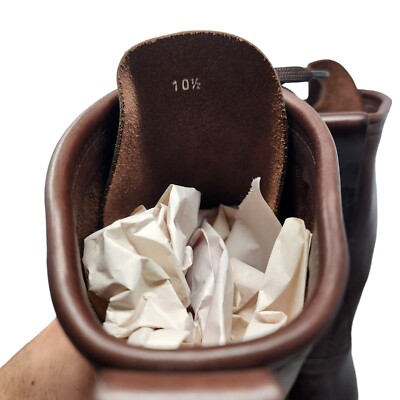 TOM FORD Mens Brown Mid Calf Lace up Pointed Toe Leather Boots