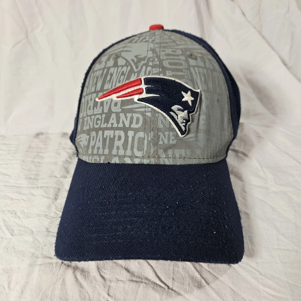 New England Patriots New Era NFL Trucker 39THIRTY Sombrero Flexible S/M Gronk 87 ¡Escrito! Foto 2 de 4