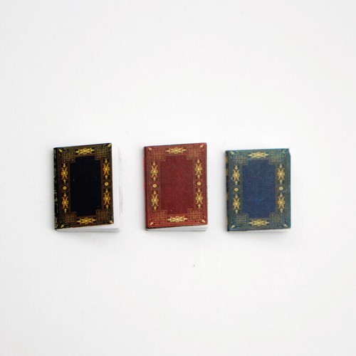48pcs 1:12 Miniature Books Fill A Bookshelf Study Accessories Dollhouse Decor - Afbeelding 23 van 23