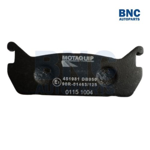 Rear Brake Pad Set fits MAZDA 323 from 1989 to 1991 - MQ