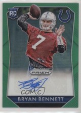 2015 Panini Prizm Rookie Signatures Green /25 Bryan Bennett #RS-BR Auto 0c2