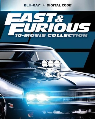 Fast & Furious 10-movie Collection Blu-ray Paul Walker NEW