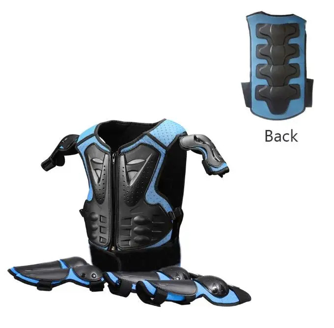 Youth Children Motocross Body Protective gear Vest armor ATV Dirt Bike suits