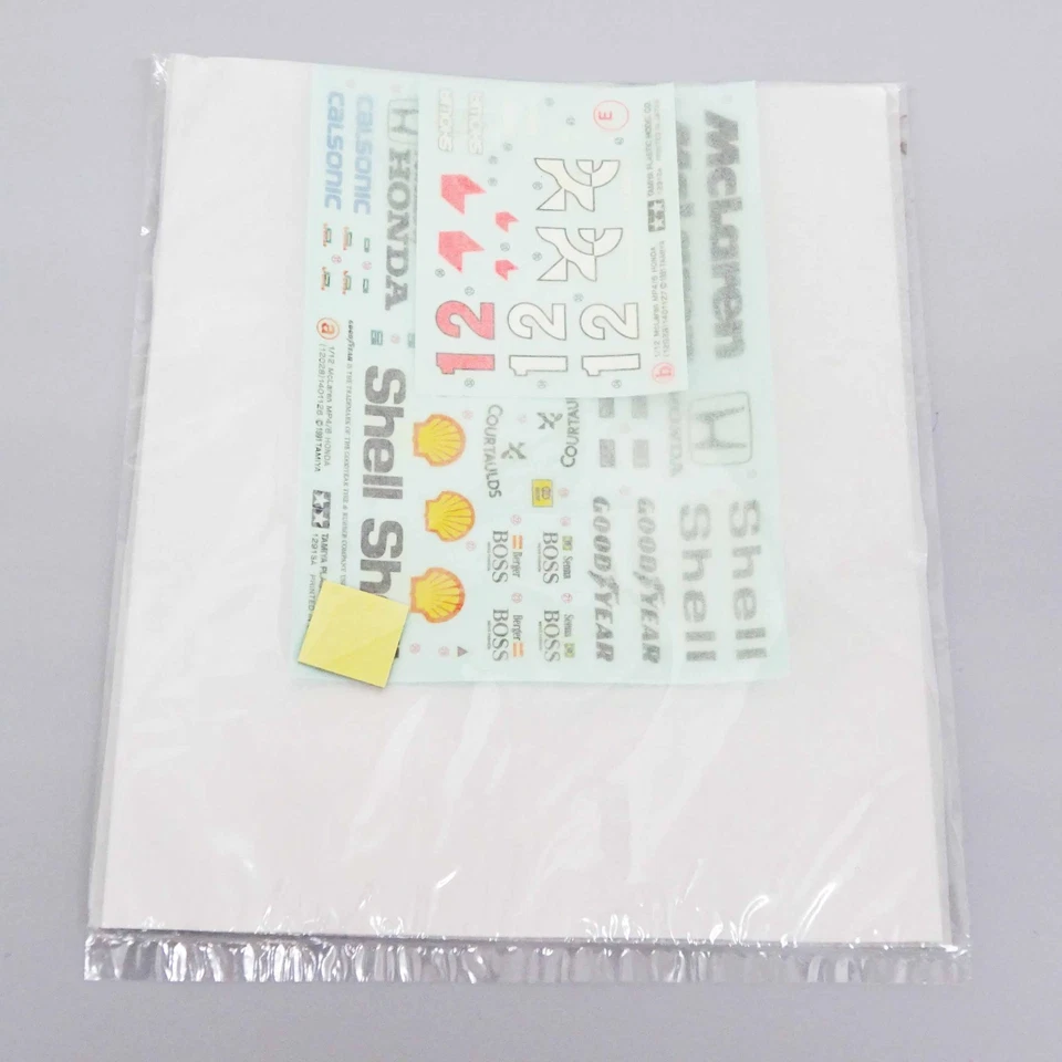 Tamiya 1/12 McLaren Honda MP4/6 Big Scale Series Model Kit Ayrton Senna 12028 - Immagine 4 di 4
