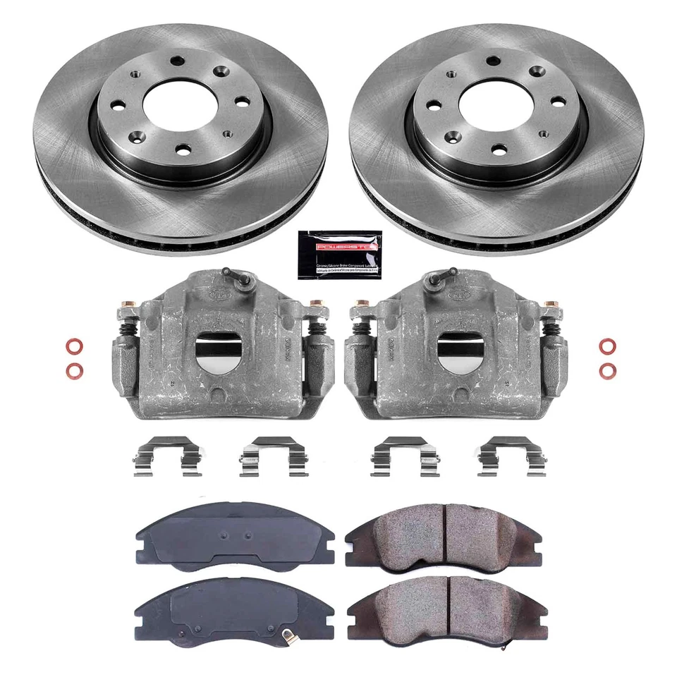 PowerStop KCOE5903 Brake Kit For Kia Spectra 2004-2009 Front — 第 2/4 张图片