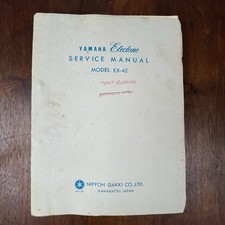VINTAGE YAMAHA ELECTONE MODEL EX-42 SERVICE MANUALS