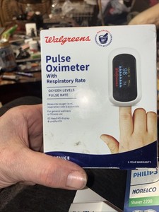 Finger Pulse Oximeter Portable Heart Rate SPO2 Blood Oxygen Meter Sensor  Monito