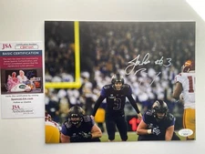 JAKE BROWNING Washington Huskies Football Autographed Signed Picture Photo COA
