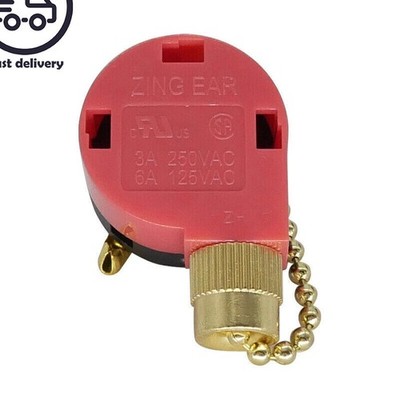 For   E89885 Pull Ceiling Fan Light 4-wire 3-speed Ceiling Fan Switch *mp
