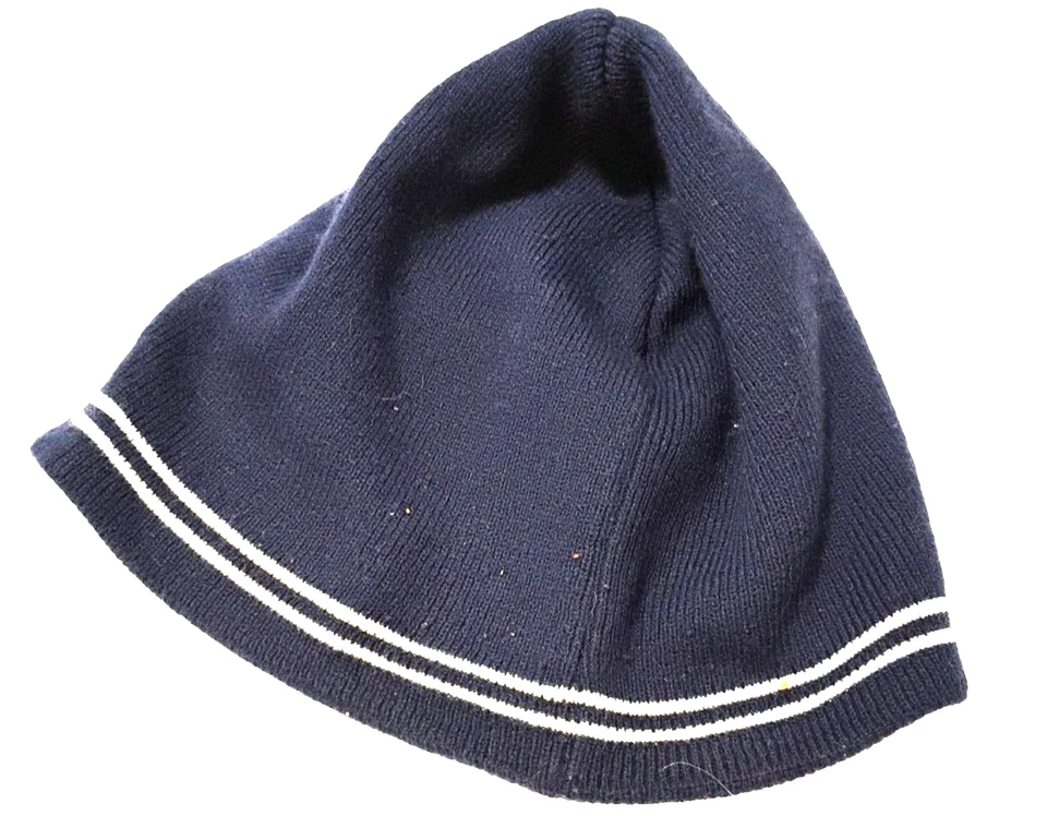 Зимняя шапка-бини Samuel Adams в синюю полоску вышитая трикотажная манжета кепка с логотипом пива - Изображение 3 из 4