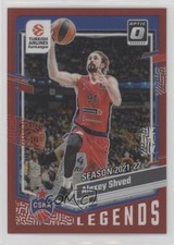 2023 Panini Donruss EuroLeague Legends Optic Red Prizm 92/99 Alexey Shved 10no