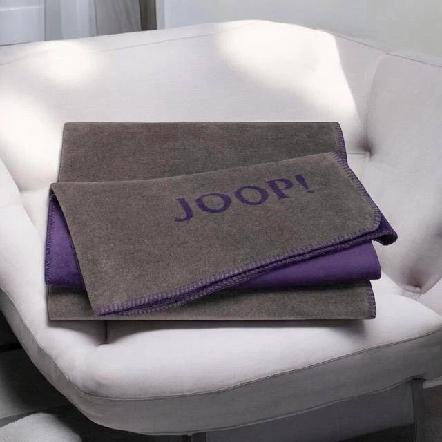 JOOP! Wohndecke Uni-Doubleface Schiefer - Violett 150 x 200 cm - Bild 1 von 1