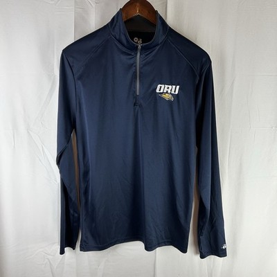 Oral Roberts Golden Eagles ORU Badger Sport 1/4 Zip Mens Medium L/S