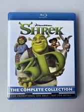 Shrek 3D: The Complete Collection Blu-Ray, 2010 4-Disc Set - Near Mint Discs