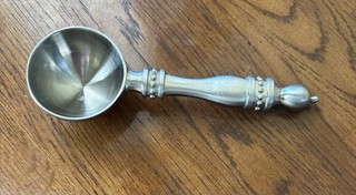 Deep Spoon Arte Italica Italian Pewter Hand Crafted VIN 6772 Gorgeous!