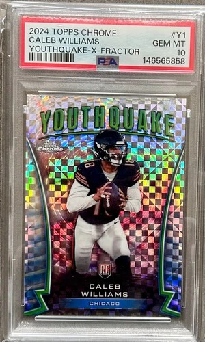 2024 Topps Chrome - Youthquake Caleb Williams #Y-1  X-Fractor (RC) PSA 10