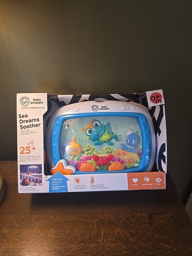 Baby Einstein Sea Dreams Sleep Soother Crib Toy 11058 Lights Music Vision