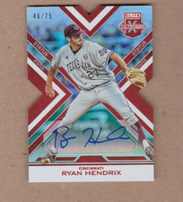 RYAN HENDRIX 2016 Panini Elite Extra Edition Auto #80 Autograph NUMBERED 46/75