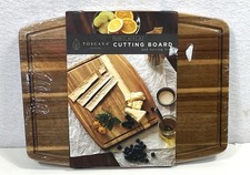 Picnic Time Toscana Ovale-Acacia Cutting Board and Serving Tray NEW