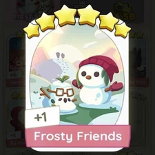 Frosty Friends- Monopoly_Go_6⭐️⭐️⭐️⭐️⭐️⭐️ Star Sticker ⚡️⚡️Fast Delivery⚡️⚡️