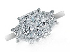 GIA Certified Platinum Diamond Ring Center D color VS2 clarity  Appraisal